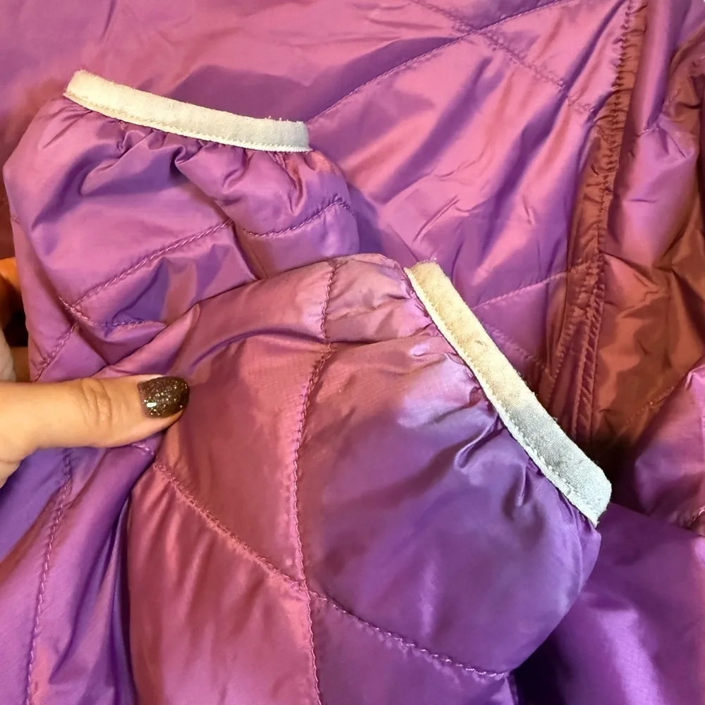 L.L. Bean PrimaLoft Packaway puffer jacket purple Size small